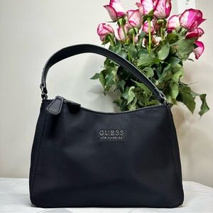 GUESS - Black Purse Nylon Zipper Pockets